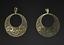 YELLOW GOLD ROUND EARRINGS