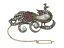 BROCHE 'PAON' ANCIENNE EN OR, ARGENT, DIAMANTS, ÉMERAUDES, RUBIS ET PERLES BAROQUES, FIN DU 19E - DÉBUT DU 20E SIÈCLE
Possible W.A. Bolin