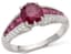 PLATINUM, RUBY, DIAMOND RING