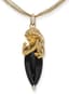 MAGERIT ‘MYTHOLOGY’
SET OF 18K YELLOW GOLD DIAMOND AND ONYX NECKLACE AND EARRINGS
