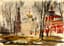 YURI KHYMYCH (1928-2003)
Smolensk Cathedral of the Novodevichy Convent. Church of the Assumption of the Blessed Virgin Mary with Refectory, Moscow, 1957.