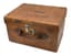 [IAN FLEMING]
VINTAGE BROWN LEATHER SUITCASE