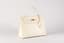 HERMES KELLY 28
WHITE BELUGA WHALE LEATHER WITH GILT METAL HARDWARE CIRCA 1972 **