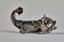 FABERGÉ SILVER SALT CELLAR IN THE FORM OF A DOLPHIN
Workmaster Julius Rappoport, The House of Fabergé, Supplier to the Imperial Court, St Petersburg, circa 1890