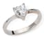 SILVER AND ZIRCONIUM RING