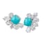 SAPPHIRE AND TURQUOISE EARRINGS