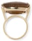 14K YELLOW GOLD AND YELLOW QUARTZ RUTILE HANDMADE RING