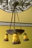 ART NOUVEAU CHANDELIER IN THE MANNER OF MULLER FRÈRES