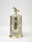 Silver-gilt tankard with a lid with a dancing peasant finial.
Russia, Saint Petersburg, 1863