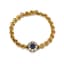GOLD, SAPPHIRE AND DIAMOND BRACELET
Mark KF, probably Fabergé, late 19th-early 20th century
