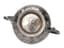 ENGLISH SILVER TEA POT WITH GADROON AND FLORAL DECORATION