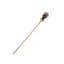 ANTIQUE GOLD AND ENAMEL BLACKAMOOR TIE PIN