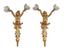 GUSTAVE-JOSEPH CHERET (1838-1894)
EDITEUR SOLEAU
PAIR OF GILT BRONZE «PUTTI» WALL LIGHTS