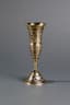 A  RUSSIAN SILVER-GILT AND NIELLO CHAMPAGNE FLUTE