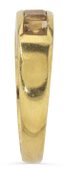 BAGUE EN OR JAUNE 18K ET CITRINES