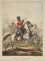 BELOUSOV LEV ALEKSANDROVICH (1806-1854)
Carabinier du Rt des Hussards de la Garde.Lithograph with hand colored accents. Mid 19th century.Provenance: Prince Nich...