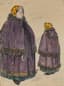 ALEXANDRE BENOIS (1870-1960)
Costume design for a Merchant's wife for the ballet 'Petrushka' by Igor Stravinsky