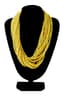 YELLOW OPAL NECKLACE WITH DIAMOND CLASP