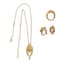 MAGERIT ‘ATLANTIS’
SET OF 18K YELLOW GOLD, DIAMOND AND TOURMALINE NECKLACE, EARCLIPS AND RING