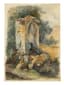 UNKNOWN ITALIAN ARTIST, 19TH CENTURY
Oratory in Olevano village, near Rome