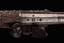 Flintlock pistol.