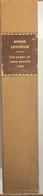 [BAKST] André LEVINSON
The Story of Leon Bakst’s Life. New York: Brentano’s, 1922. –