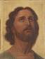 GRIGORI GRIGORIEVITCH GAGARINE (1810-1893) [ATTRIBUTED TO]
Saint Alexander Nevsky(on the reverse), remains of cachet with the two-headed eagle (on thereverse)oil on canvas fixed t...