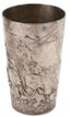 KHLEBNIKOV TIMBALE RUSSE EN ARGENT 'BOGATYR'
Khlebnikov, Moscou, 1908-1917