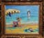 MARTIN LINDENAU (B. 1948)
Sur la plage de St Tropez