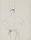 Jean Cocteau (1889-1963) The cook