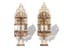 RARE PAIR OF 19TH CENTURY OTTOMAN TURBAN STANDS (KAVUKLUK)