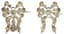 SET OF THREE SILVER BROOCHES