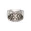 BAGUE EN OR GRIS DIAMANTS ET RUBIS