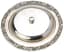 HARDY BROTHERS NEO-COLONIAL STYLE SILVER-PLATED SERVING PLATE WITH SCALLOPED EDGES AND BAROQUE DETAILS