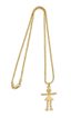 COLLIER EN OR JAUNE 18K AVEC PENDENTIF ‘PETITE FILLE’