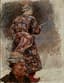 VASILI SURIKOV (1848-1916)
Cossack. Cossack's head. Study for the painting 'Yermak's Conquest of Siberia'