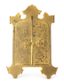 FOLDING ICON ‘EQUAL-TO-THE-APOSTLES PRINCESS SAINT OLGA’ 
Central Russia, early 20th century