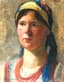 OLEKSA NOWAKIWSKIJ (1872- 1935)
Portrait of a Ukrainian woman
