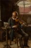 HERMANN KERN (1838-1912) 
Violin player