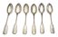 PARTIE DE MÉNAGÈRE RUSSE EN ARGENT POUR SIX PERSONNES, 28 PIÈCES
Nicholls & Plincke (?), fournisseur de la Cour impériale, et autres maîtres, Saint-Pétersbourg, 19ème siècle
