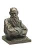 PAVEL PETROVICH TROUBETSKOY (1866 – 1938)
Portrait of Leon Tolstoy' a bronze with black patina sculpture inscribed on the base and dated '1890', foundry mark 'VALSUANI' H: 40 cm, W: 25.5 cm