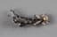 RUSSIAN DIAMOND, SILVER AND GOLD BROOCH