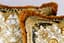 VERSACE PAIR OF BLACK AND GOLD BAROQUE VELVET CUSHIONS
