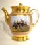BATENIN PORCELAIN COVERED TEA-POT
The Batenin Factory, St. Petersburg, 19th century