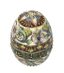 FEODOR RÜCKERT RUSSIAN SILVER-GILT AND CLOISONNÉ ENAMEL EGG
Mark of Feodor Rückert, Moscow, late 19th century