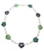HANDMADE 18K YELLOW GOLD, LAPIS LAZULI, TURQUOISE AND JADE NECKLACE