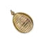 PENDANT ‘LADY BUG’ GILT SILVER, ENAMEL