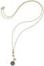 COLLIER EN OR JAUNE 18K ET PERLE NOIRE