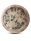 SET OF THREE ART NOUVEAU STYLE CERAMIC DISHES WITH FLORAL DECORATION