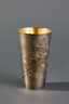 PAIR OF RUSSIAN SILVER CUPS WITH FLOWER DECORATION
Mark of Fuld Alexander Iosifovich, Moscow, 1862-1917